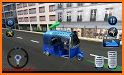 Police Tuk Tuk Rickshaw Gangster Chase Simulator related image