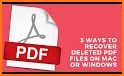 Recover PDF files related image