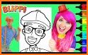 Blippi Coloring Book related image