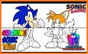 Learn to color Sonic related image