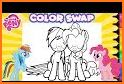 My little Coloring Pony pages related image