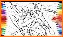 Spider Boy Coloring Book Heros related image