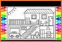 House Coloring Game related image