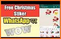 Merry Christmas Stickers WA Emoji for Whatsapp related image