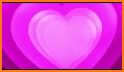 Pink Hearts Diamond Keyboard Background related image