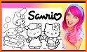 Sanrio Coloring Book related image