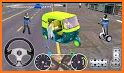 Modern Tuk Tuk Auto Driver 3D related image