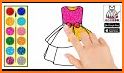 Glitter Dresses Coloring Book and Drawing pages related image