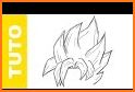 How to draw Super Saiyan DBZ related image