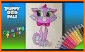 Puppy Dog Pals Coloring Book related image