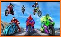 Superhero GT Car Stunt Racing: Mega Ramp Top Games related image