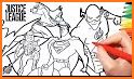 Superhero Coloring Book Pages: Kids Coloring Games related image