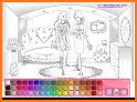 BARBIE DOLL COLORING related image