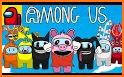 Amon‌g Us Cartoon Ca‌t vs Cartoon Do‌g related image