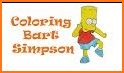 coloring for simpson related image