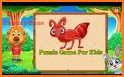 Animal Shape Building Puzzles for preschool kids related image