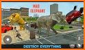 Angry Elephant City Attack: Wild Animal Games related image