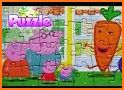 Cartoon jigsaw puzzle game for toddlers related image