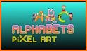 Alphabet Pixel Coloring related image