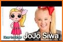 Draw and Color Jojo Siwa related image