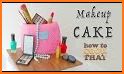 Makeup Kits Cake for girls & Cosmetic Cookie Maker related image