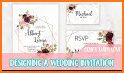 Wedding card invitation maker : greeting card rsvp related image