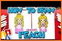 Princess Peach Coloring book related image