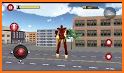 Flying Robot Hero vs Crime City Aliens:Rescue Game related image