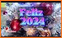 Feliz Navidad Feliz año nuevo 2022 Stickers related image