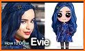 how to draw Disney Descendants related image