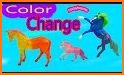 Coloring Horse Pony Hair Rainbow related image