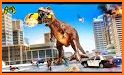 Dinosaur City Rampage Angry Dinosaur Attack Games related image