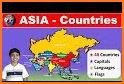 Asia Countries and Capitals related image