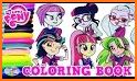 Coloring Book of Little Pony related image