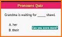 English Grammar Pronouns Quiz related image