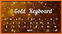 Rose Gold Silk Keyboard Theme related image