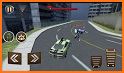 US Police Flying Horse Robot Bike Transform Game related image