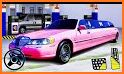 Modern Limo Car Wash Games: Limousine Driving Sim related image