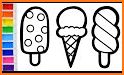 Glitter Ice Cream Coloring Book related image