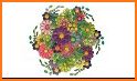 Flowers Mandala coloring related image