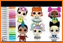 Coloring book Dolls related image