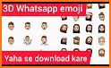 New Emojis Stickers WAstickerApps New 3D Animated related image