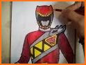 How to Draw Power Rangers Step by Step related image