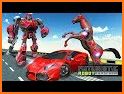 Flying Dino Transform Robot City Attack Robot Game related image