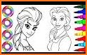 Coloriage Princesse des Neiges related image