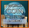 World coins: USA, Canada, EURO and others related image