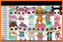 Coloring Dolls Surprise Book Lol related image