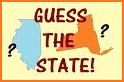 50 US States Map, Capitals & Flags - American Quiz related image