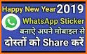 Stickers Happy New Year 2019 related image