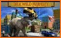 Angry Elephant City Attack: Wild Animal Games related image